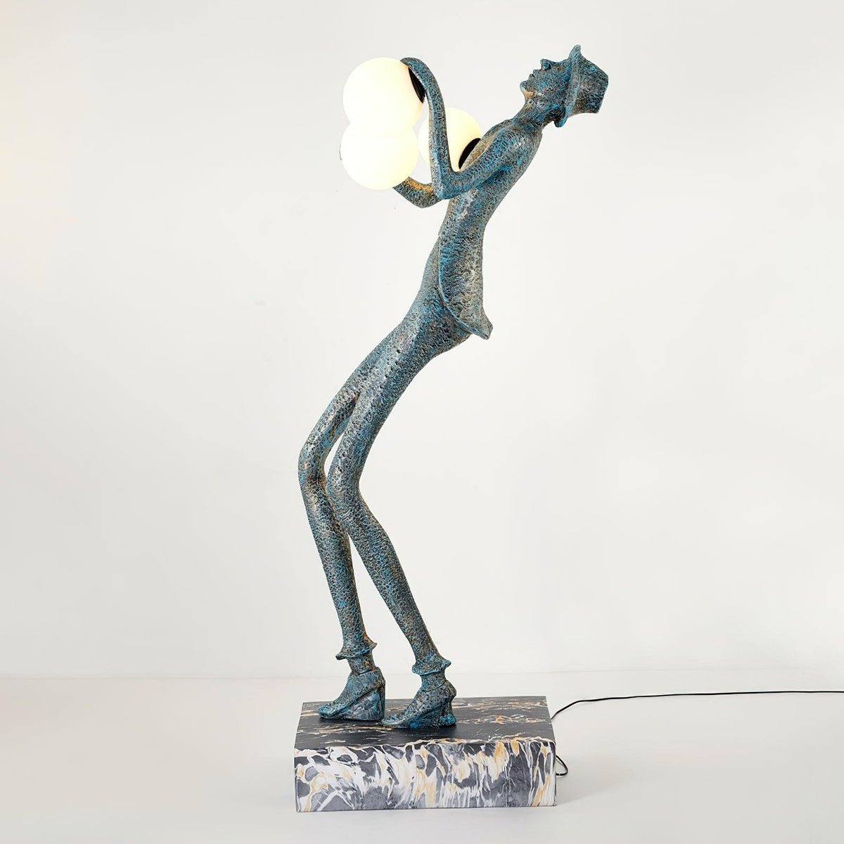 Evlirir Kunstbronze-Stehleuchte &