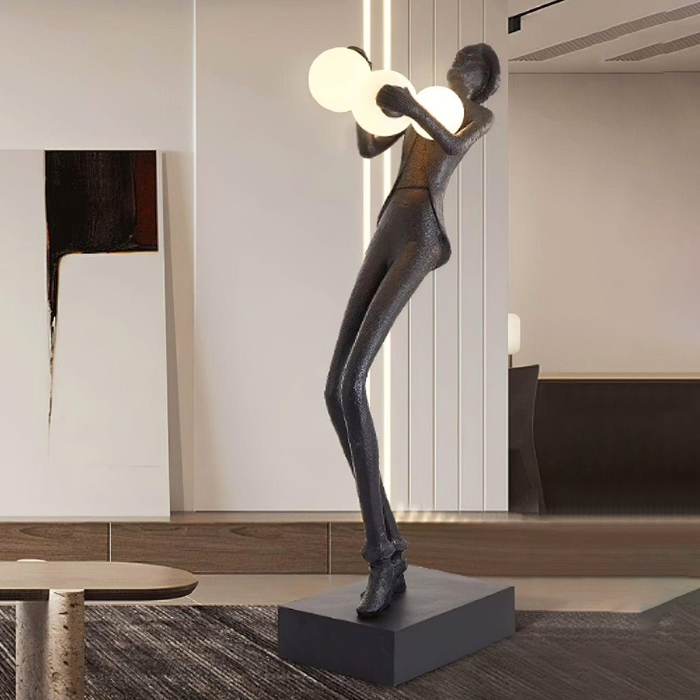 Evlirir Kunstbronze-Stehleuchte &