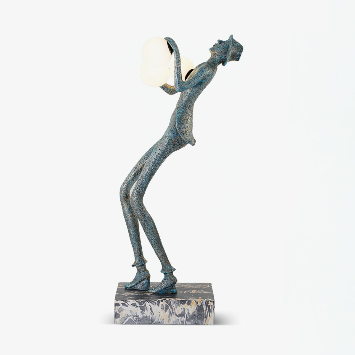 Evlirir Kunstbronze-Stehleuchte &