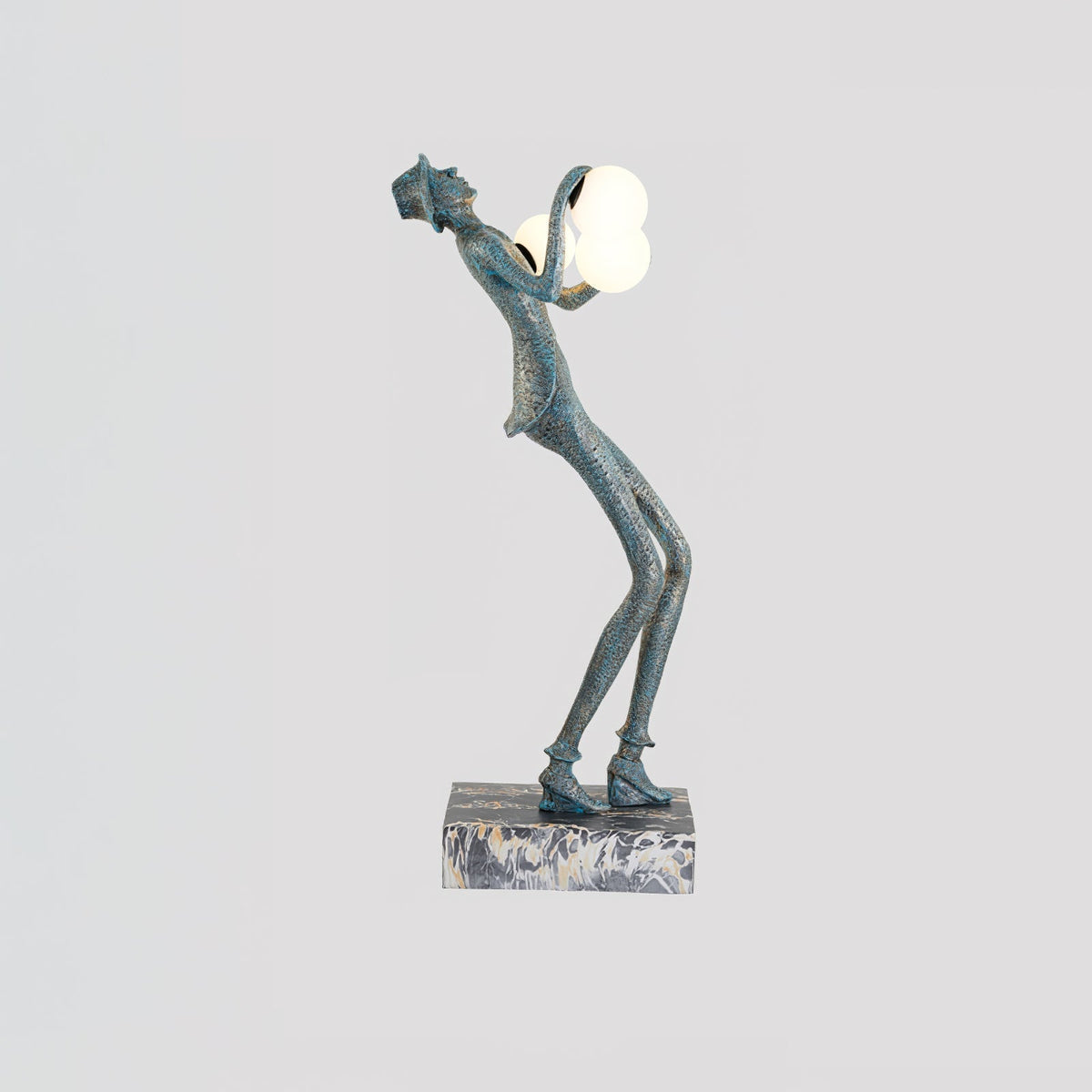 Evlirir Kunstbronze-Stehleuchte &