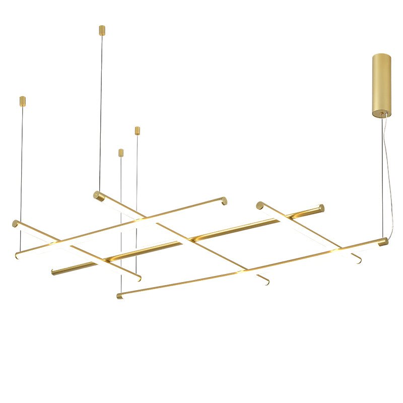 Caelian Geometrische lineare Gitter-Pendelleuchte