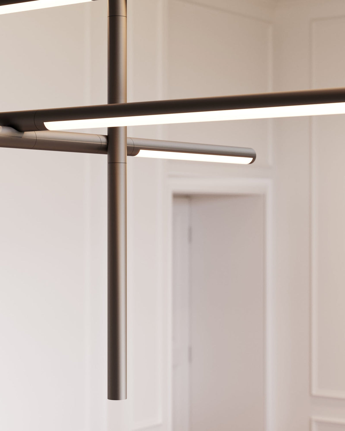 Geometric lineare Pendelleuchte