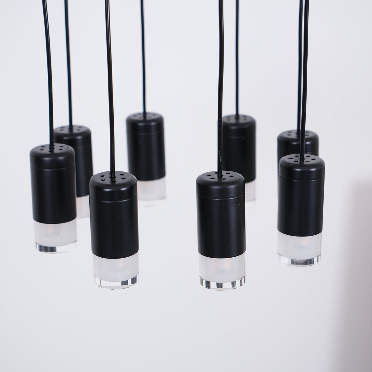 Elaalora Pendelleuchte Geometrisches Drahtdesign Schwarz LED