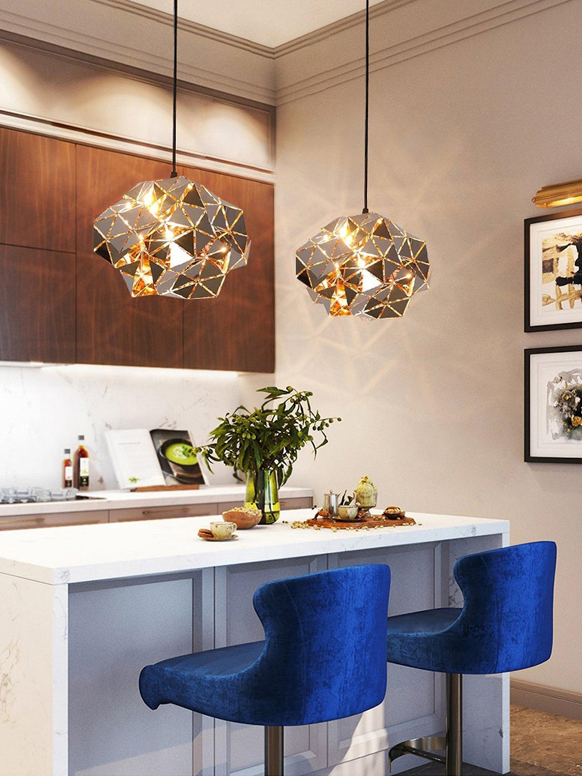 Arix Premium skandinavische Kunst-Panel-Pendelleuchte