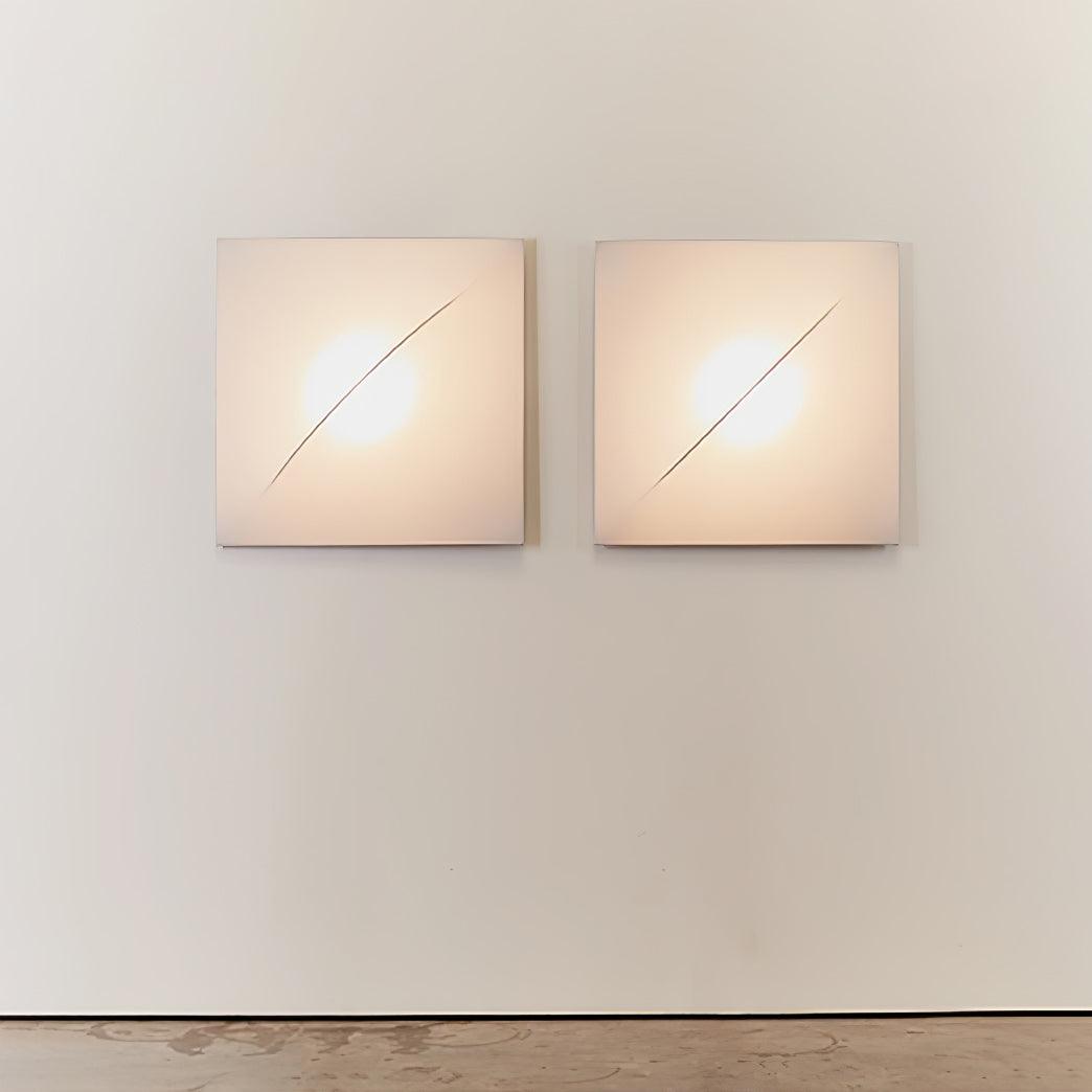 Linivelia Minimalistische Wandleuchte aus Stoff