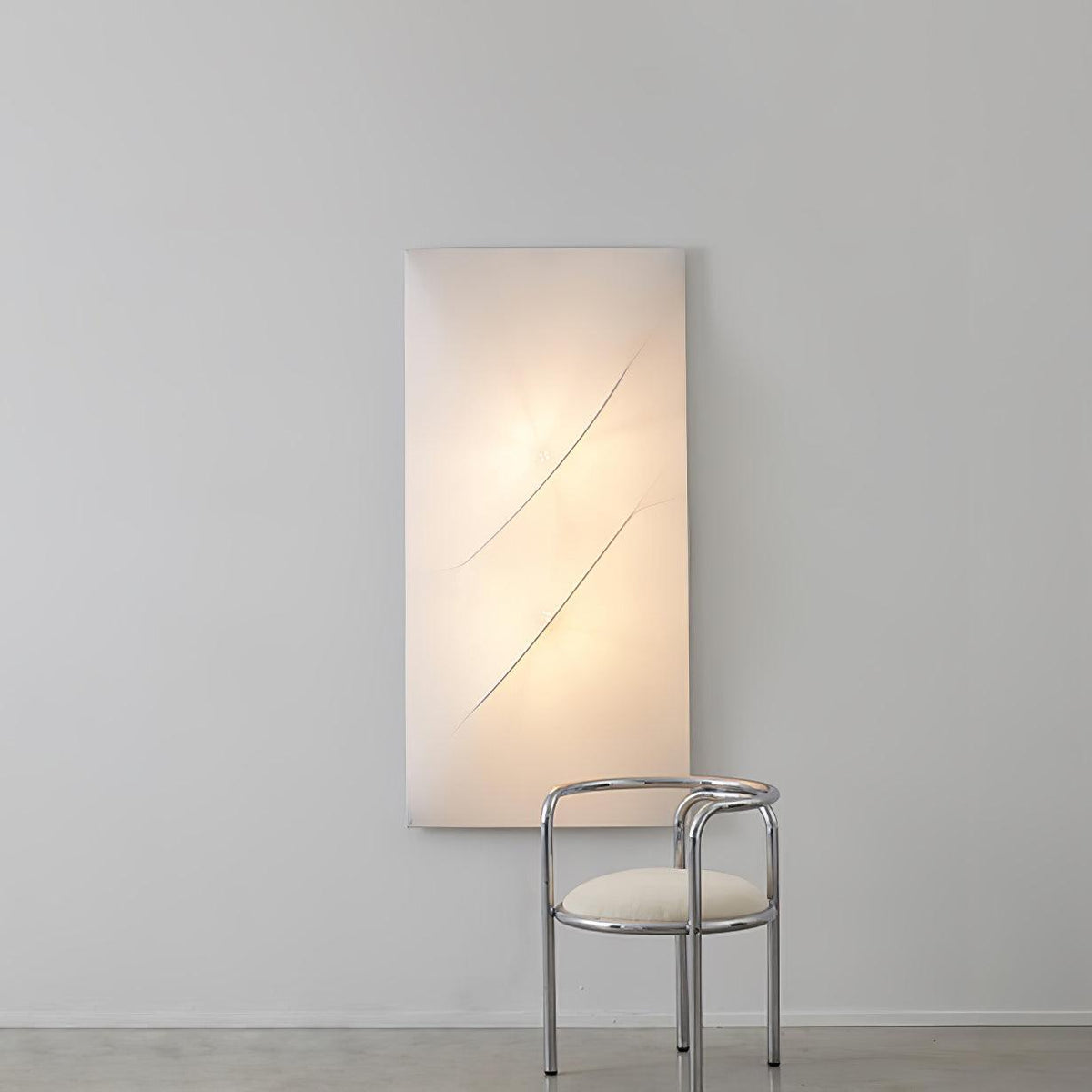 Linivelia Minimalistische Wandleuchte aus Stoff