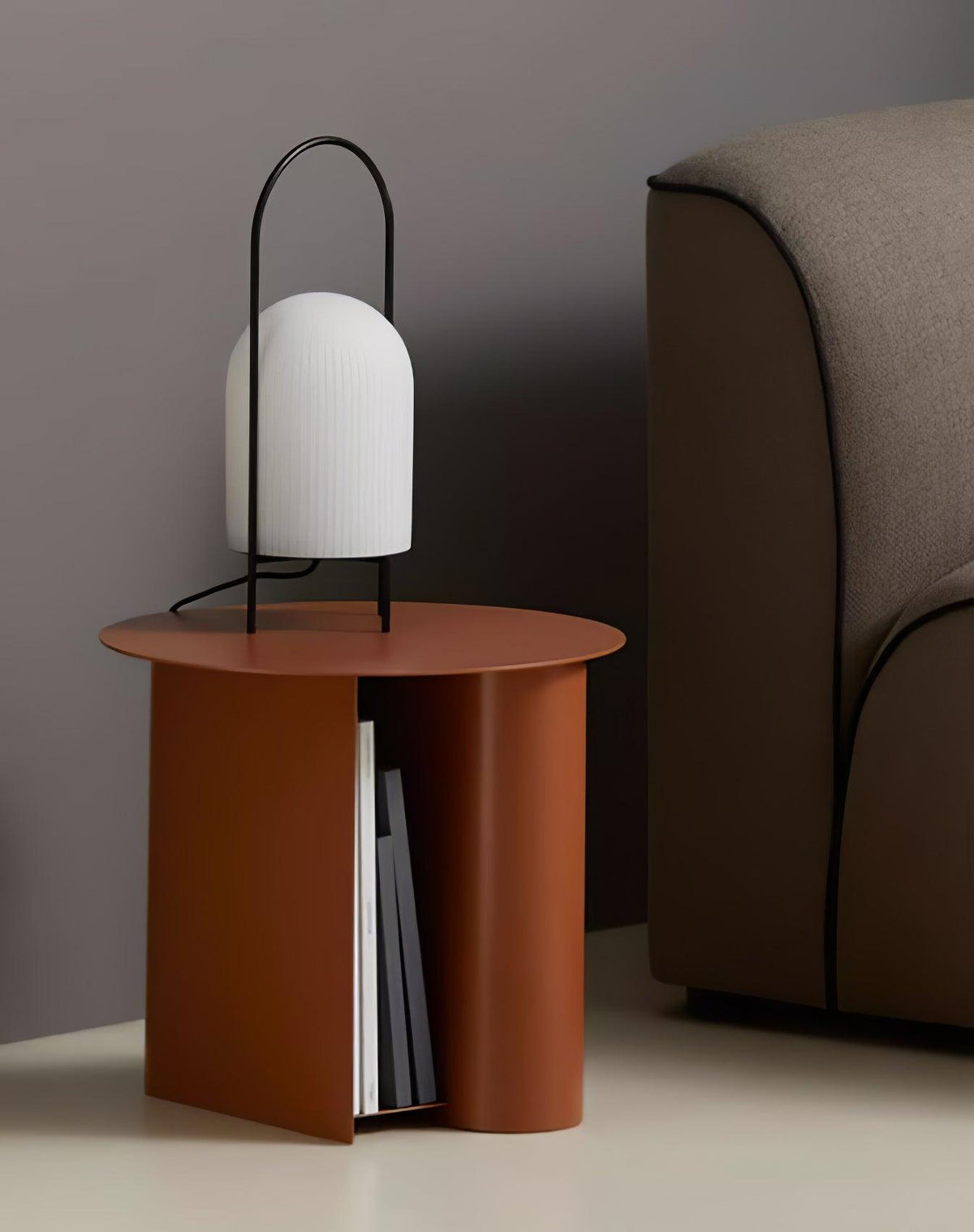 Firaie Tischleuchte aus Glas im minimalistischen Stil