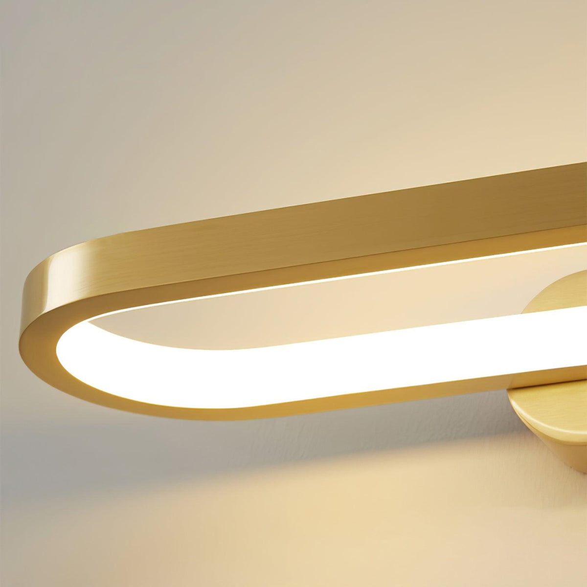 Casaraya zeitgenössische minimalistische LED-Wandleuchte aus Messing