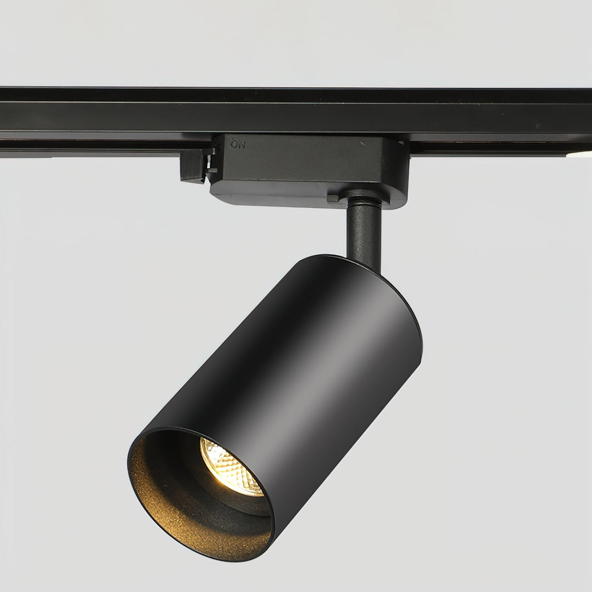 Bera Track Light vergoldete zylindrische Leuchte zeitgenössisch für Wohnzimmer Küche