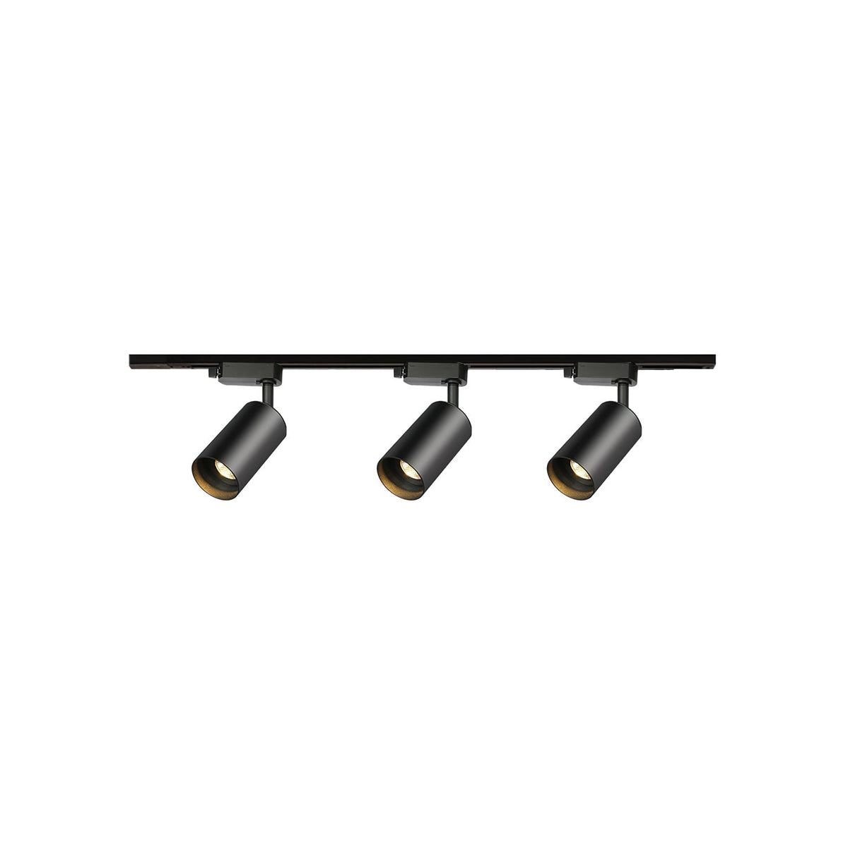 Bera Track Light vergoldete zylindrische Leuchte zeitgenössisch für Wohnzimmer Küche