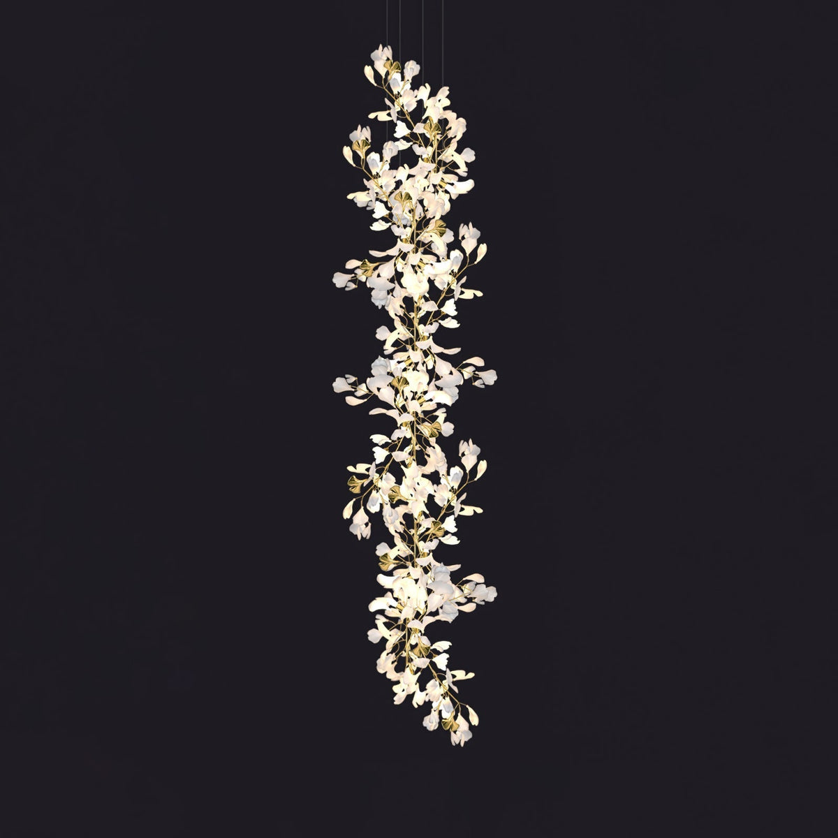 Eurzoris Gingko-Blatt-Kronleuchter