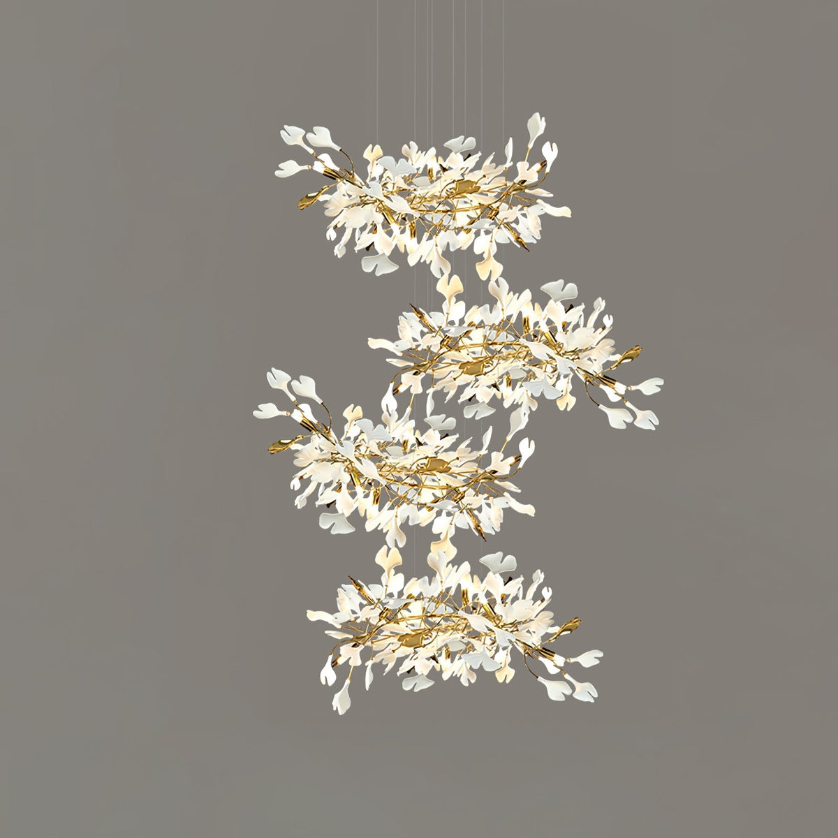 Eurzoris Gingko-Blatt-Kronleuchter