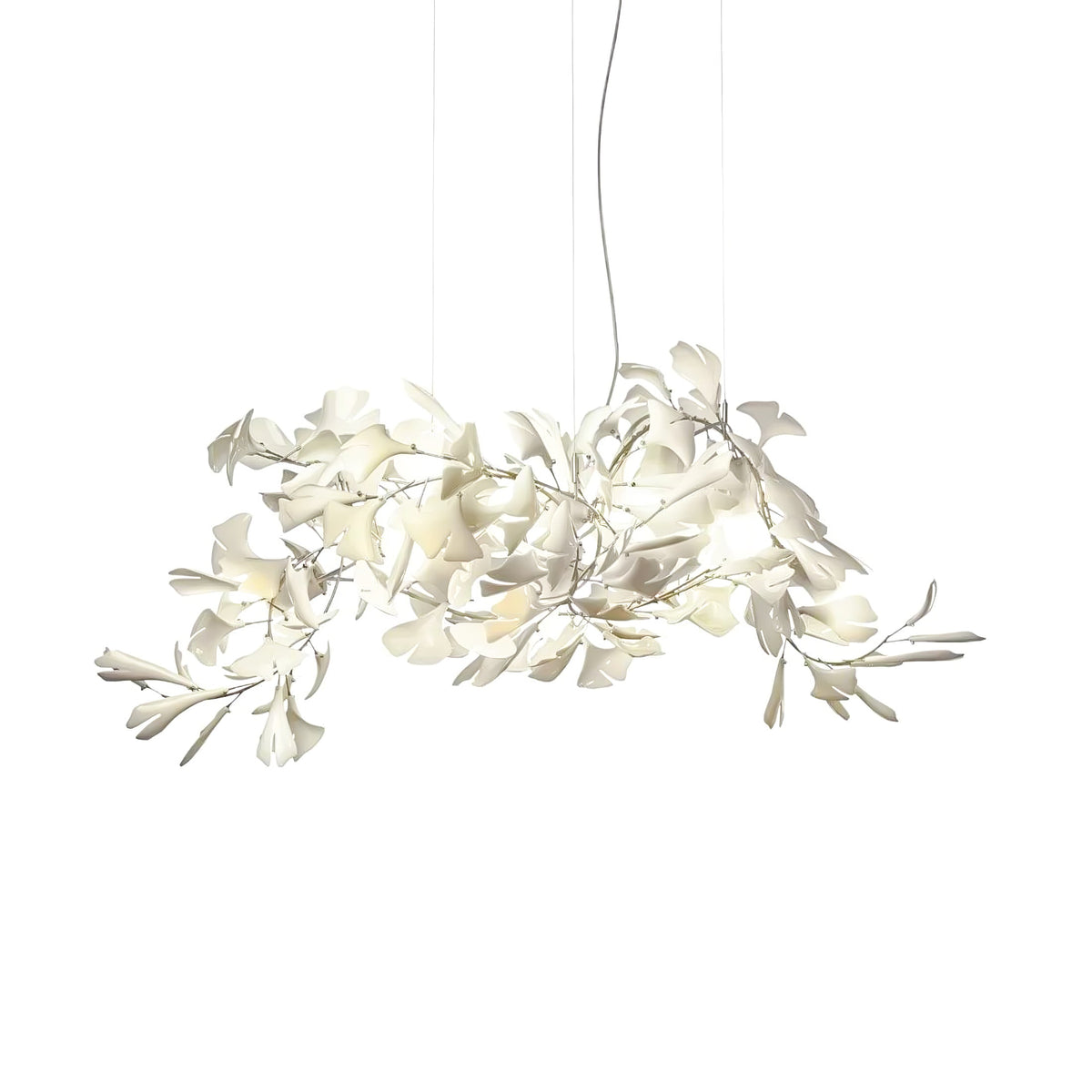 Ayla Kronleuchter Gingko Petal Keramik