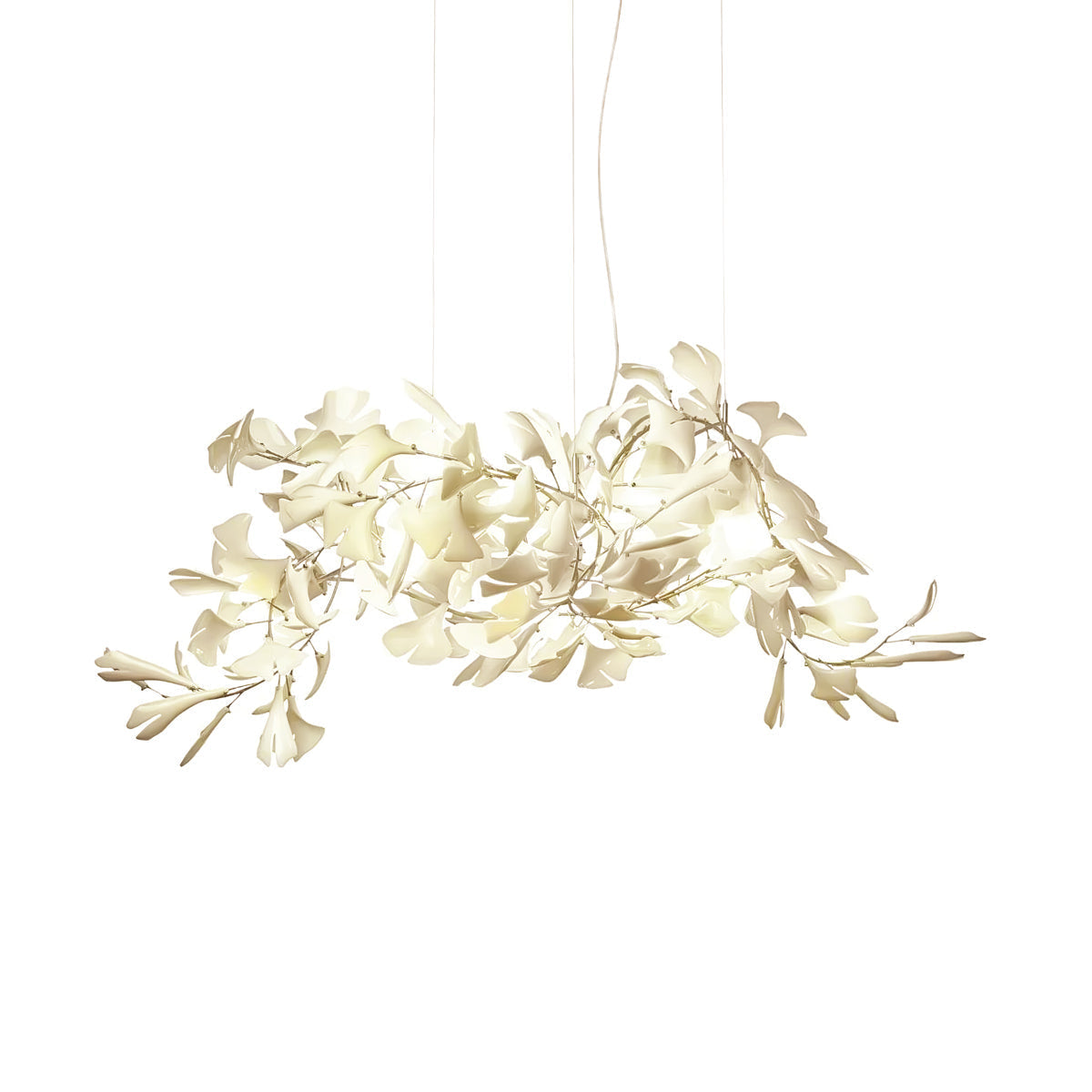 Ayla Kronleuchter Gingko Petal Keramik