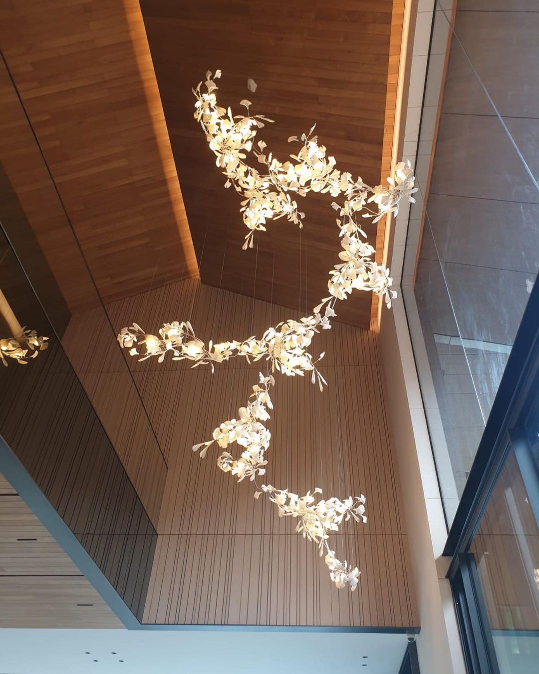 Eurzoris Gingko-Blatt-Kronleuchter