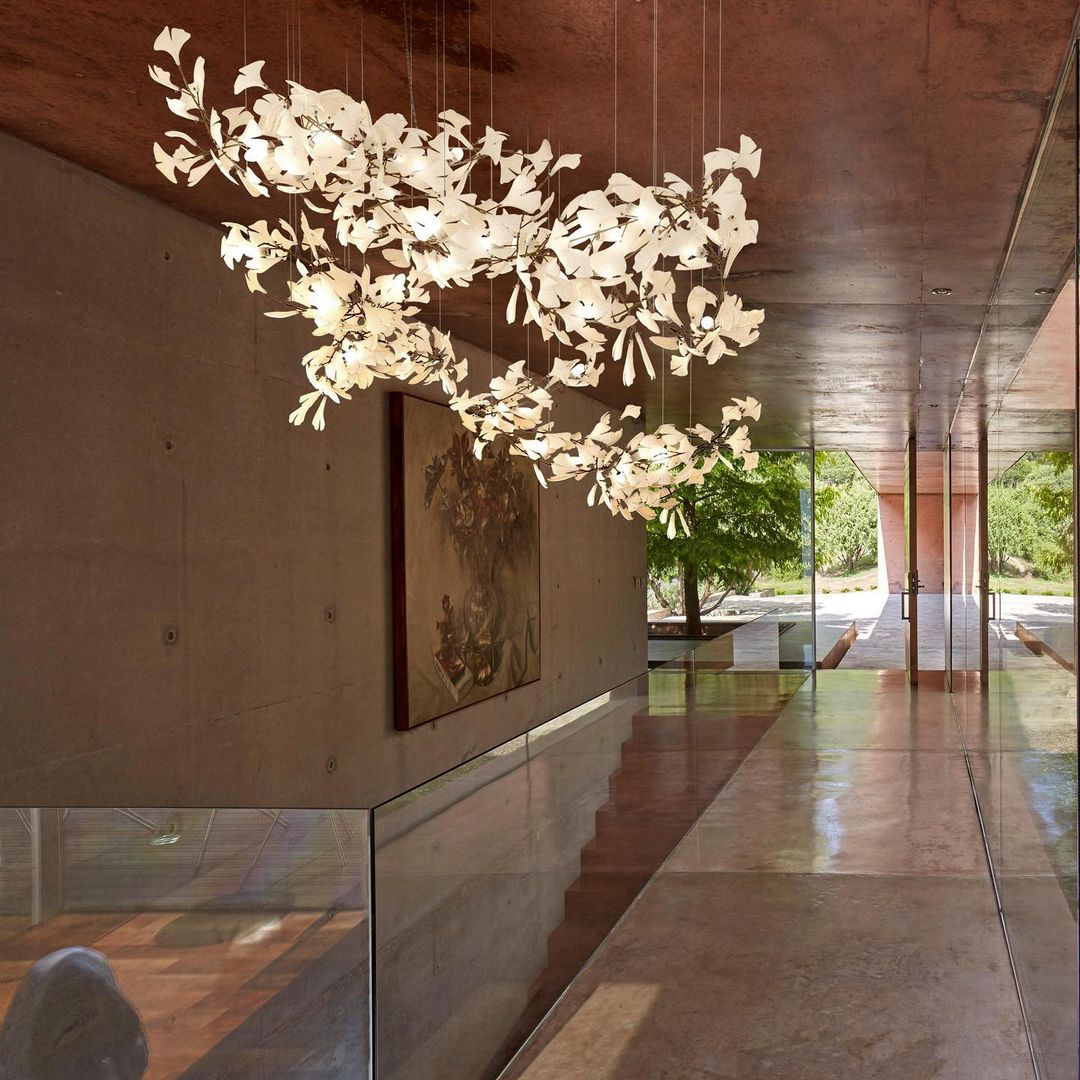 Eurzoris Gingko-Blatt-Kronleuchter