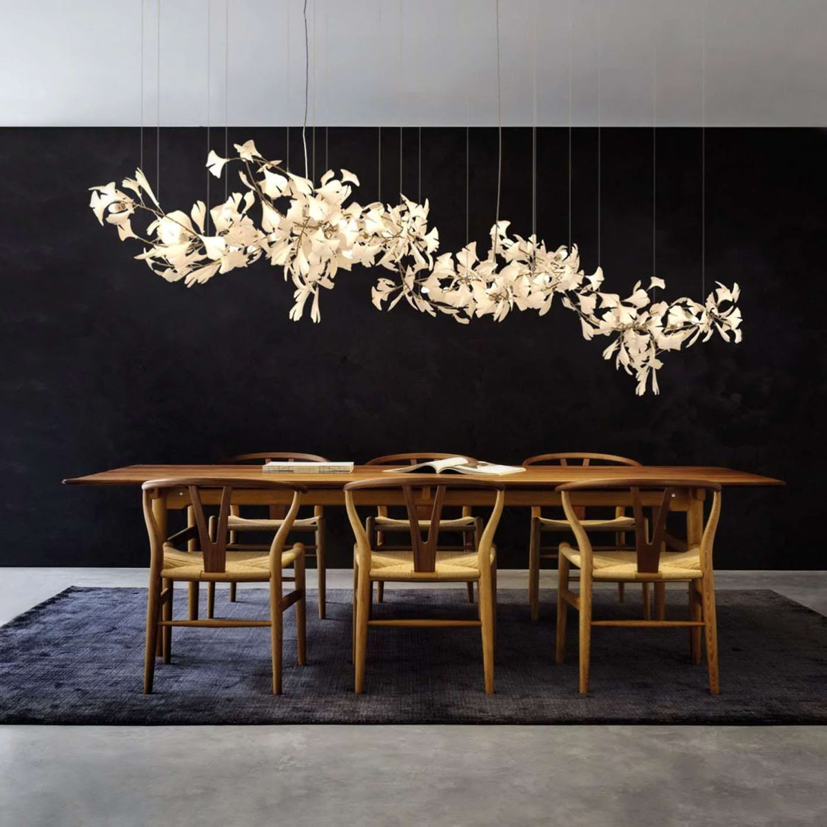 Eurzoris Gingko-Blatt-Kronleuchter