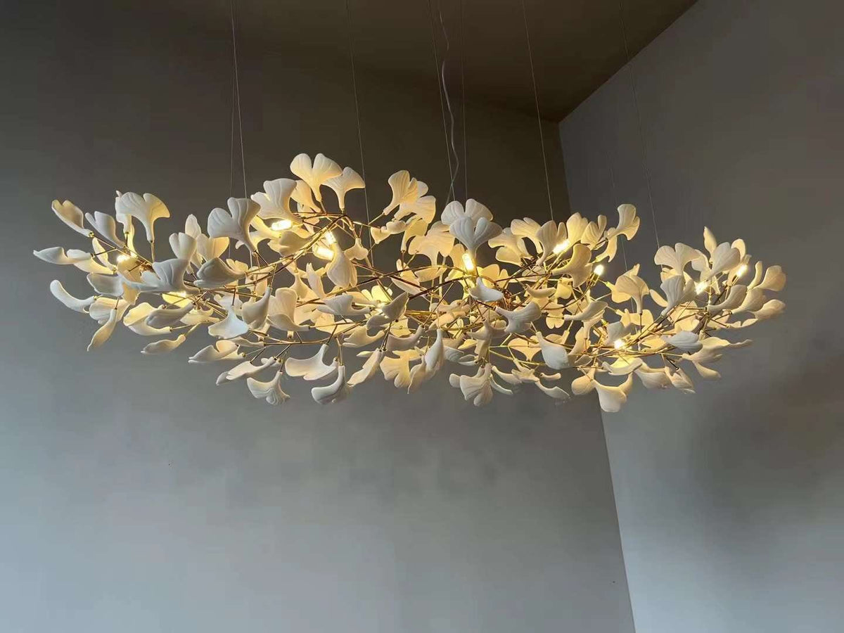 Eurzoris Gingko-Blatt-Kronleuchter