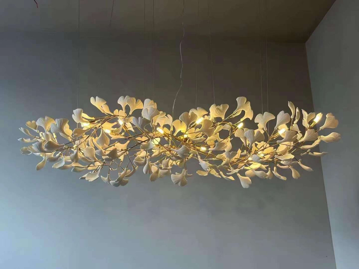Eurzoris Gingko-Blatt-Kronleuchter