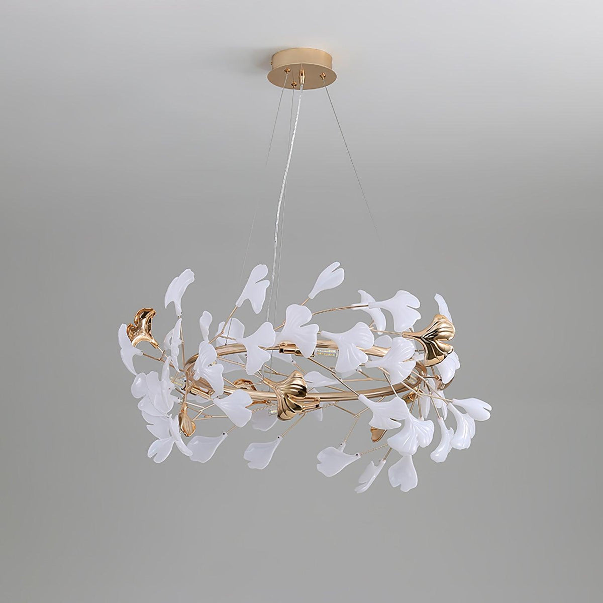Vixu Kronleuchter im postmodernen Luxus-Stil aus Ginkgo-Keramik