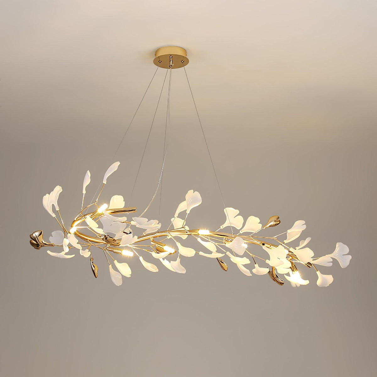 Vixu Kronleuchter im postmodernen Luxus-Stil aus Ginkgo-Keramik