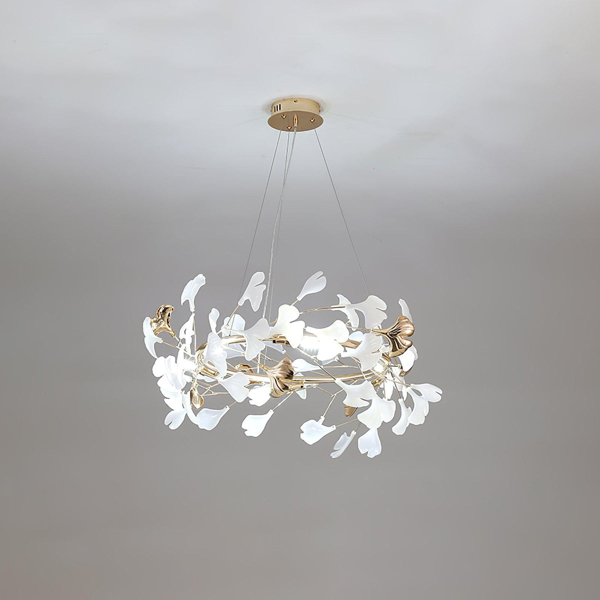 Vixu Kronleuchter im postmodernen Luxus-Stil aus Ginkgo-Keramik