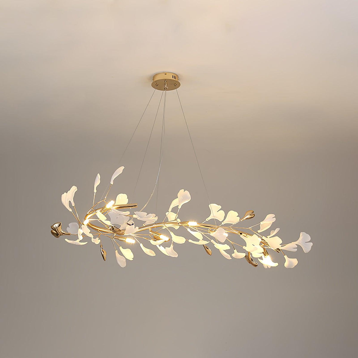 Vixu Kronleuchter im postmodernen Luxus-Stil aus Ginkgo-Keramik