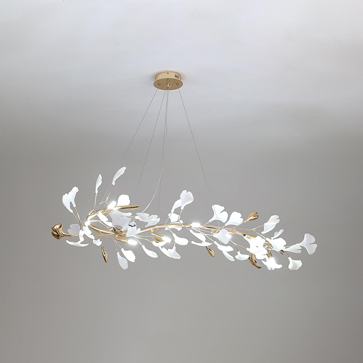 Vixu Kronleuchter im postmodernen Luxus-Stil aus Ginkgo-Keramik