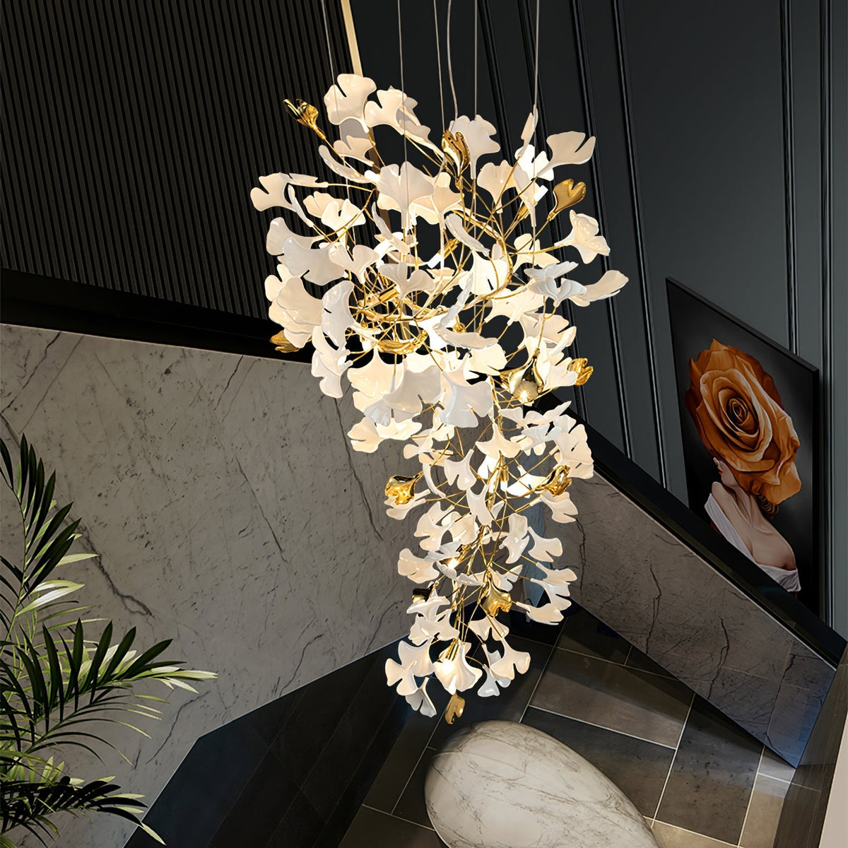 Calaena Gingko Kronleuchter