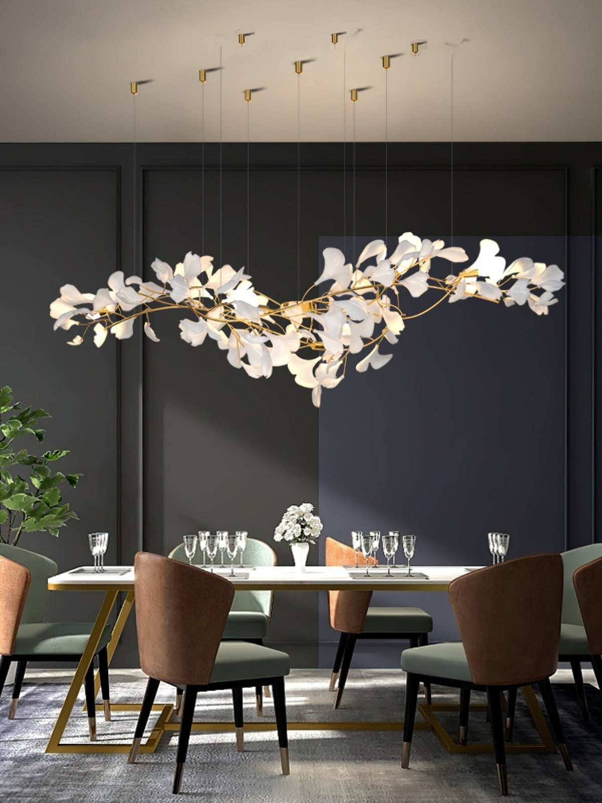 Calaena Gingko Kronleuchter