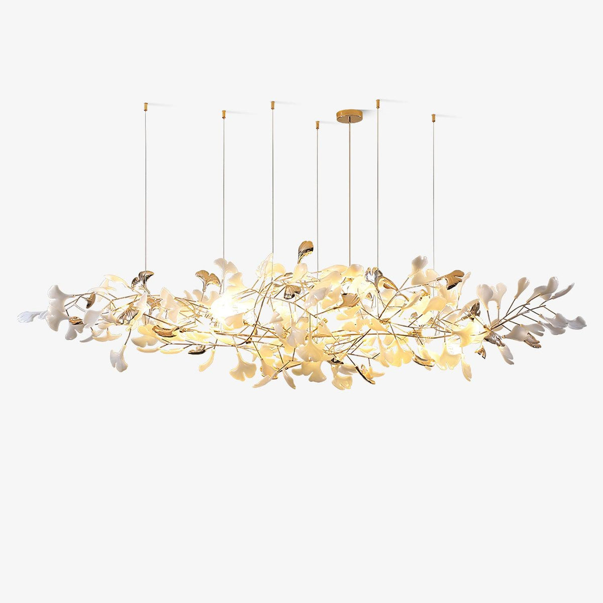 Sovell Kronleuchter Postmodern Luxus Ginkgo Wolken-Keramik