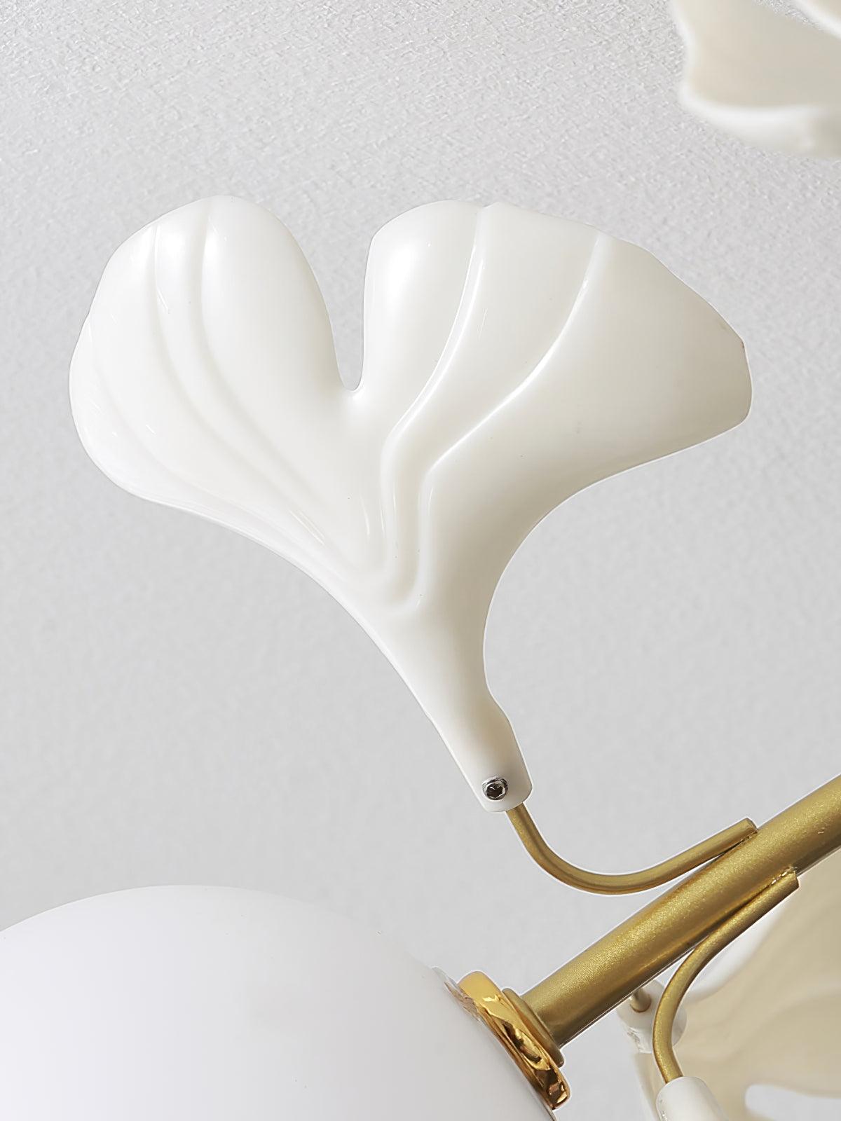 Celalaya Deckenleuchte Ginkgo Glas für Wohnzimmer