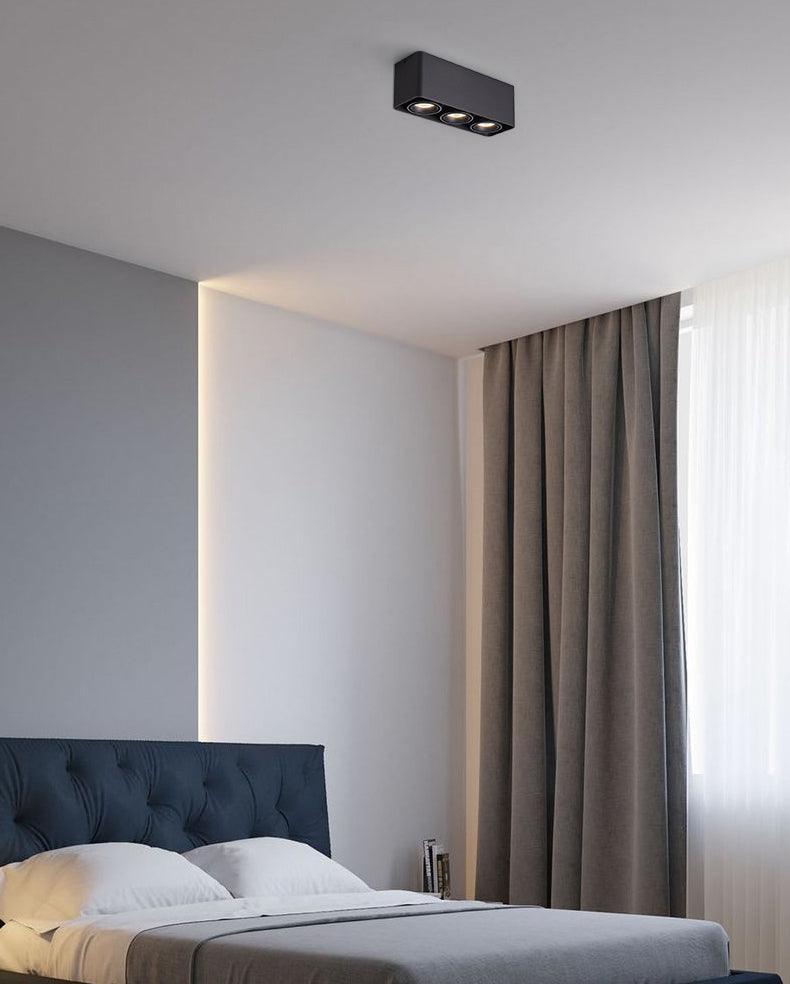 Devely Spotlightsurface-Mount-Zwillings-LED-Winkelmontierte Minimalistische Deckenleuchte