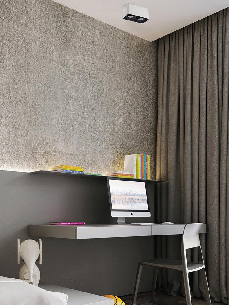 Devely Spotlightsurface-Mount-Zwillings-LED-Winkelmontierte Minimalistische Deckenleuchte