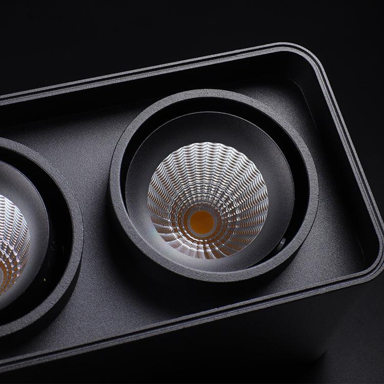 Devely Spotlightsurface-Mount-Zwillings-LED-Winkelmontierte Minimalistische Deckenleuchte