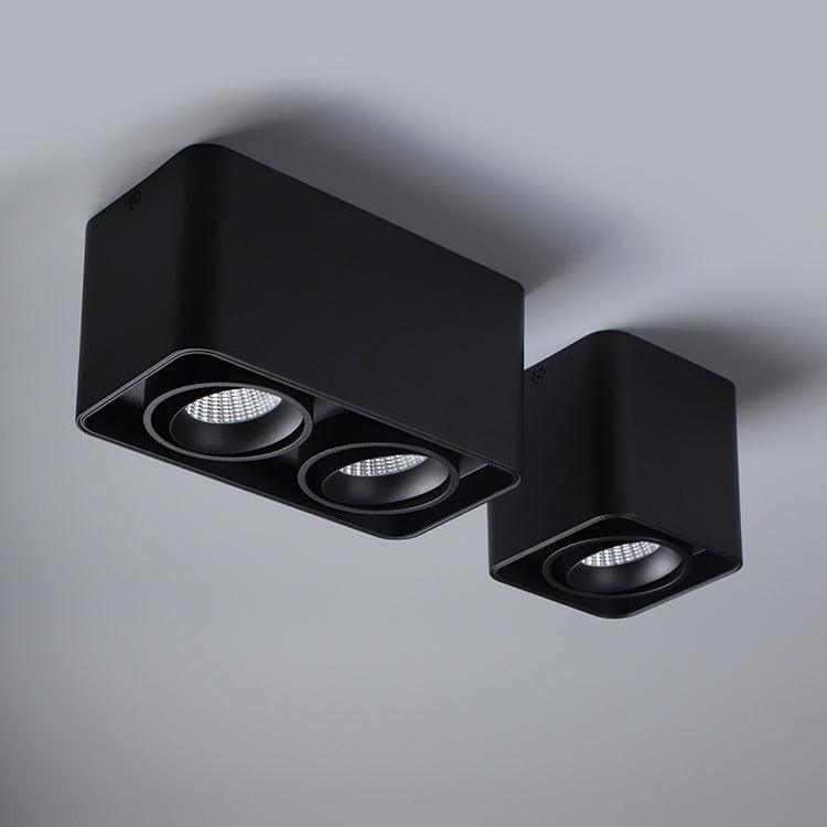 Devely Spotlightsurface-Mount-Zwillings-LED-Winkelmontierte Minimalistische Deckenleuchte