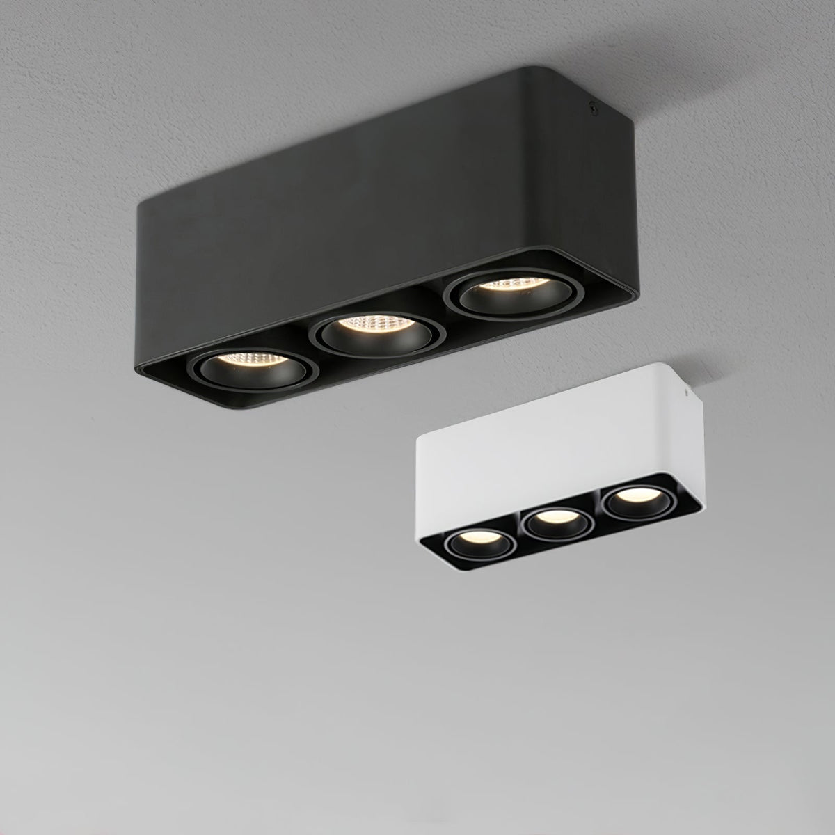Devely Spotlightsurface-Mount-Zwillings-LED-Winkelmontierte Minimalistische Deckenleuchte