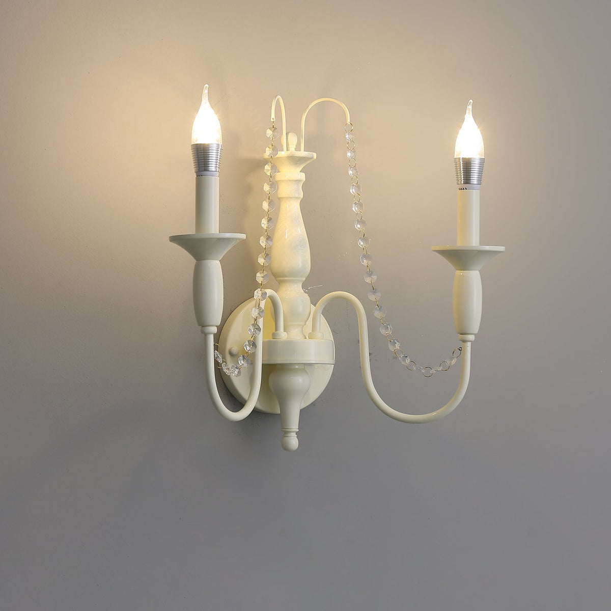 Vatalisra Vintage Industrial Glas-Wandleuchte