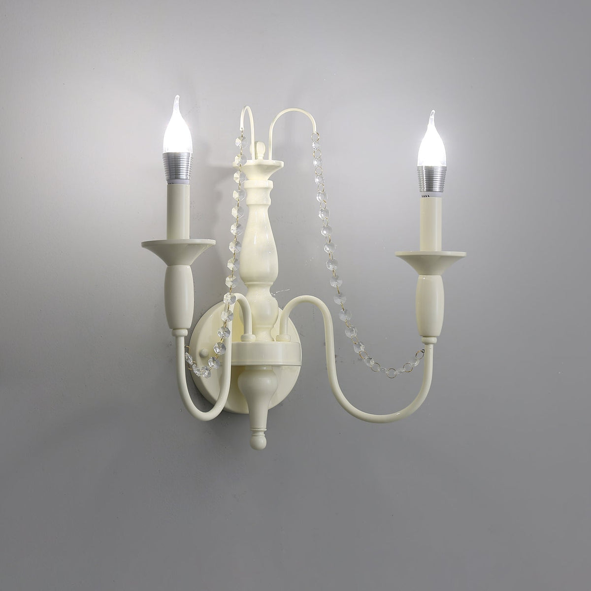 Vatalisra Vintage Industrial Glas-Wandleuchte