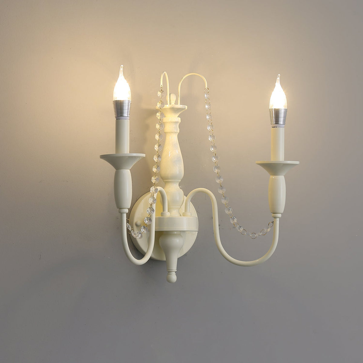 Vatalisra Vintage Industrial Glas-Wandleuchte