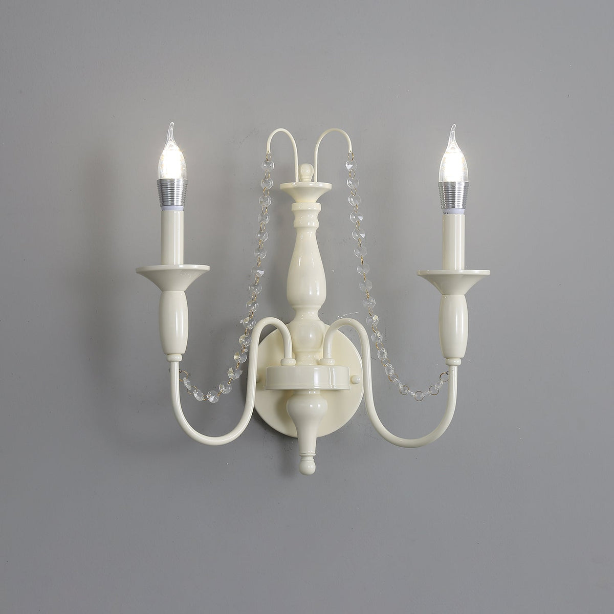 Vatalisra Vintage Industrial Glas-Wandleuchte