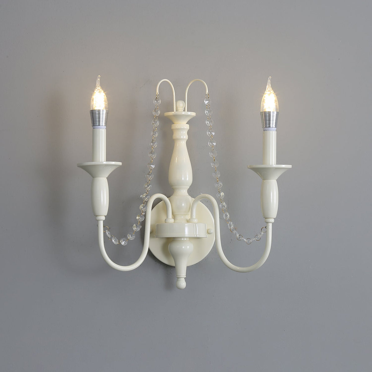 Vatalisra Vintage Industrial Glas-Wandleuchte