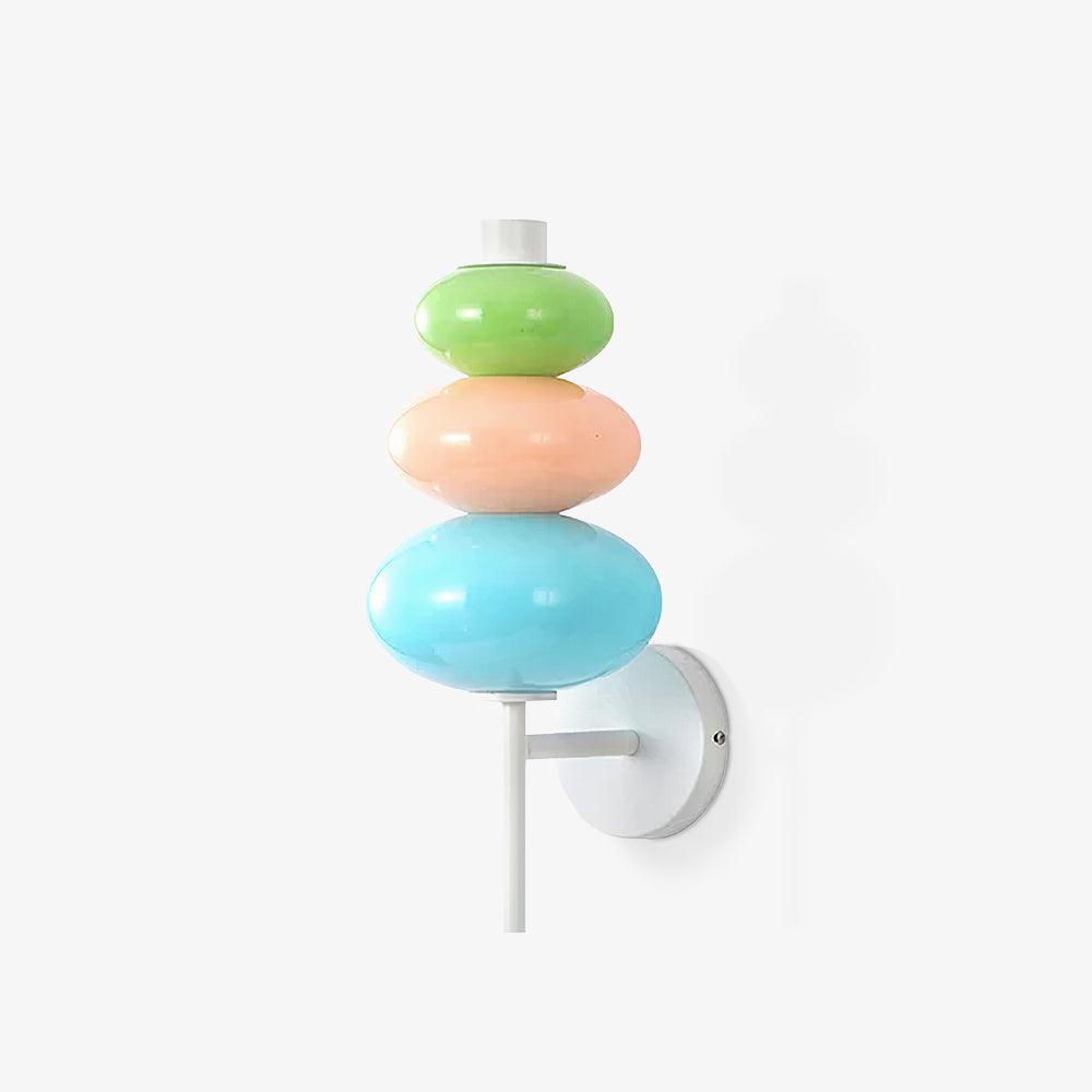 Pebble moderne Wandleuchte aus Glas