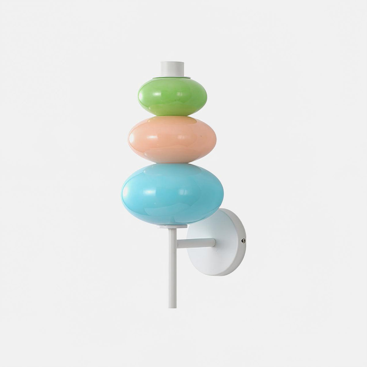 Pebble moderne Wandleuchte aus Glas
