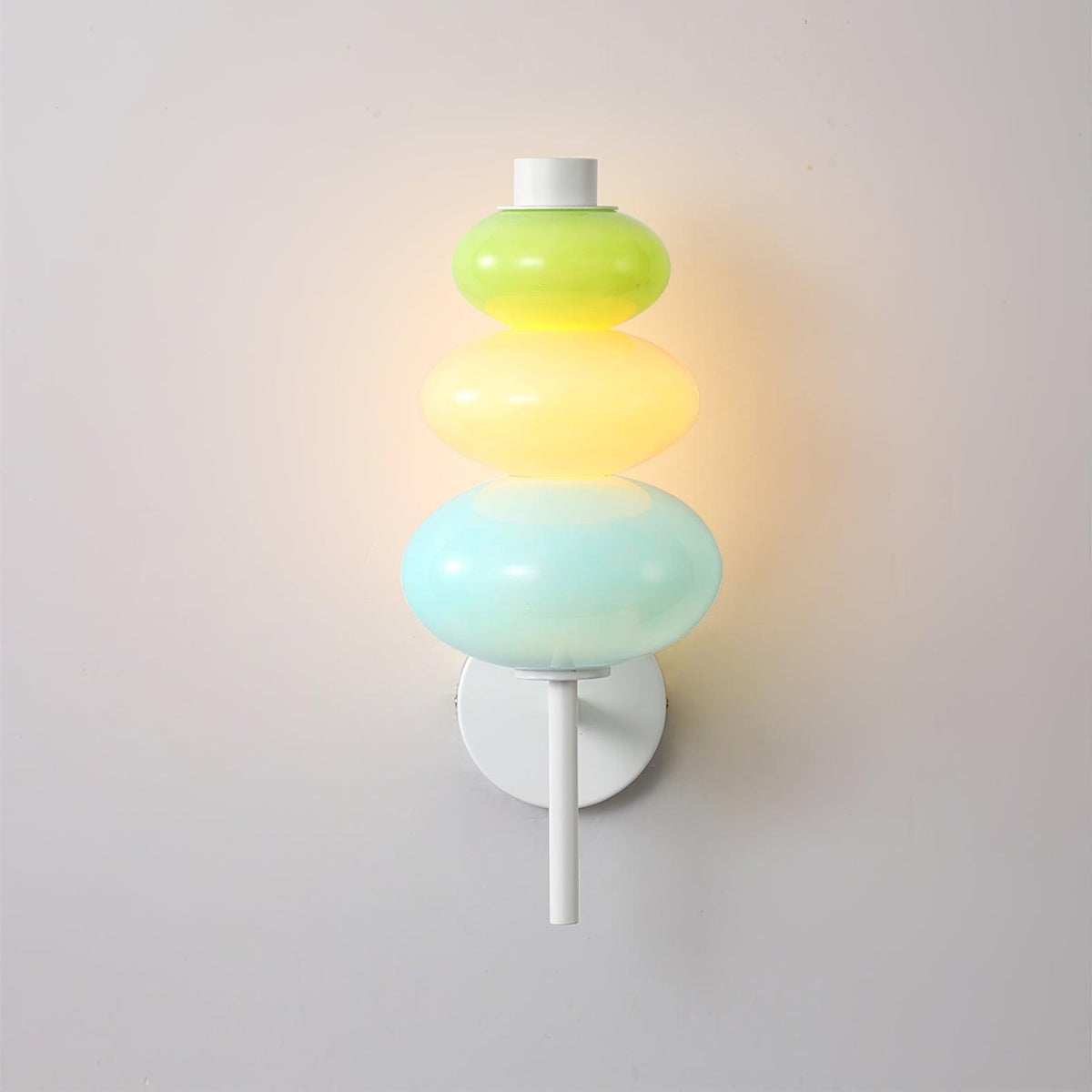 Pebble moderne Wandleuchte aus Glas