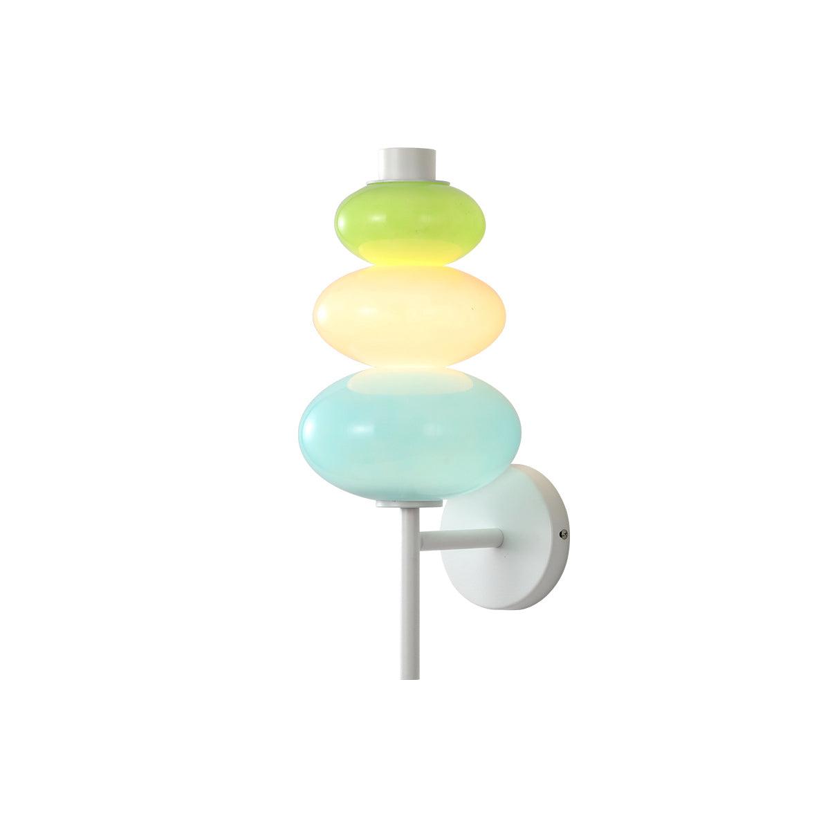 Pebble moderne Wandleuchte aus Glas