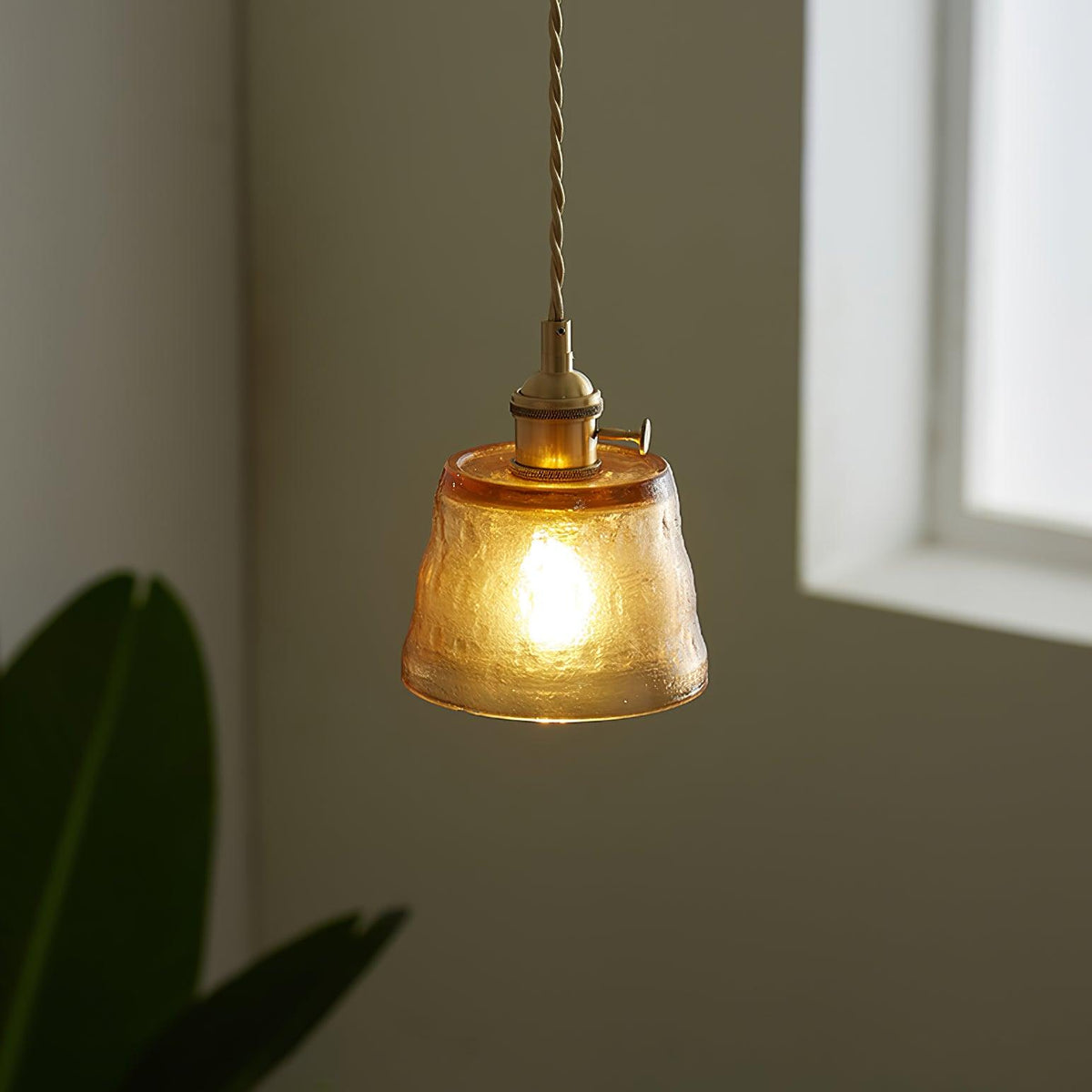 Lioreraya Pendelleuchte aus Kupferglas für Esszimmer