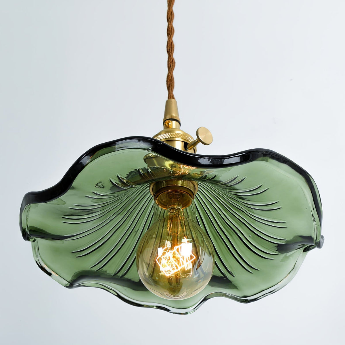 Daphne moderne Pendelleuchte aus Glas in Blumenform