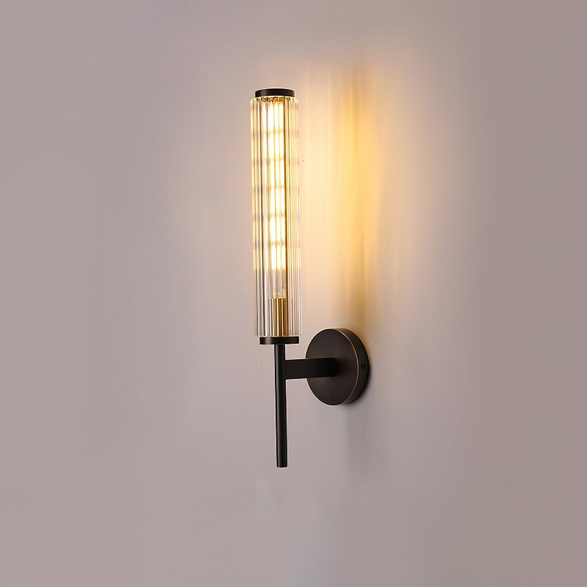 Faylen Premium Linear Messing-Glas-Wandleuchte