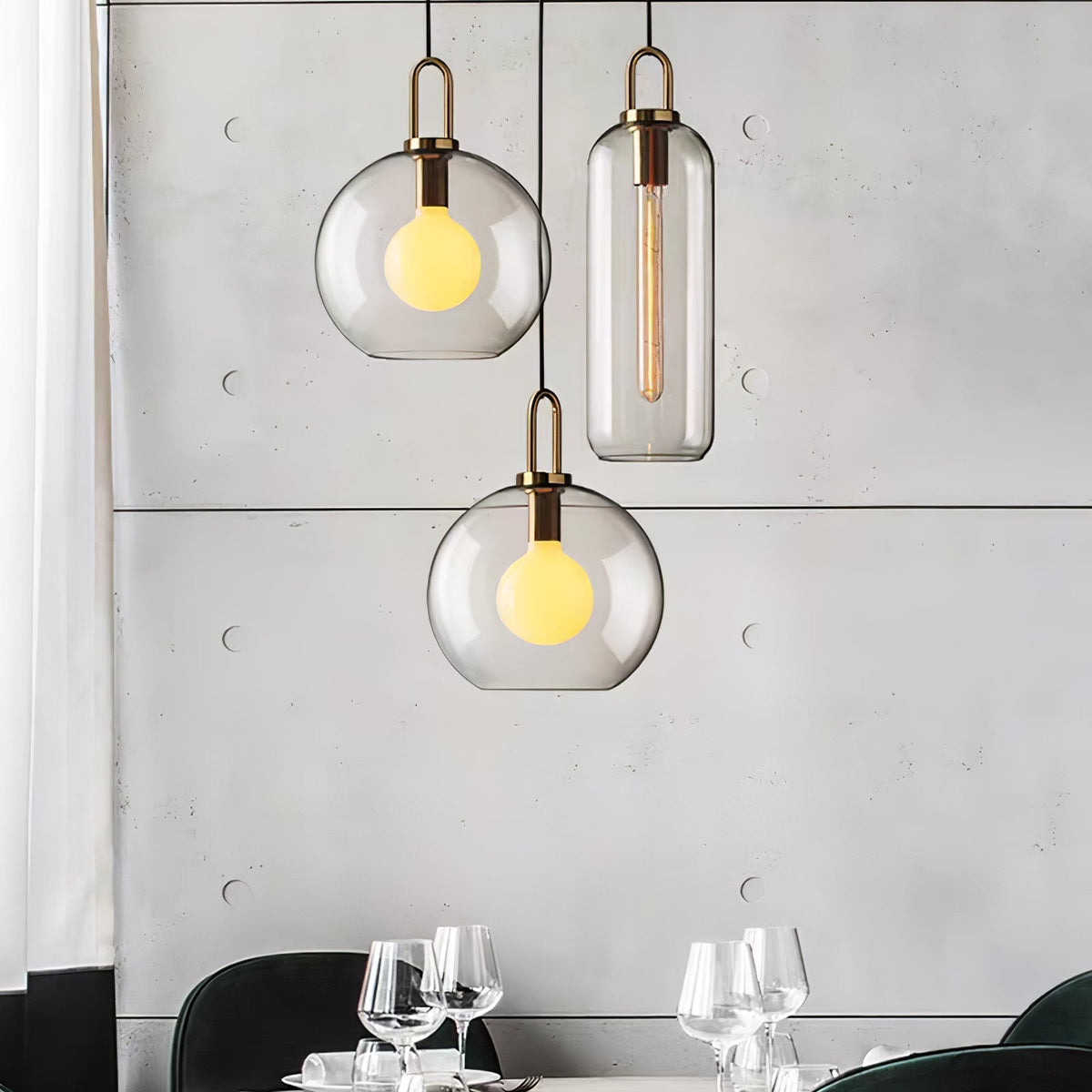 Eirisina Pendelleuchte Pendulum aus Glas